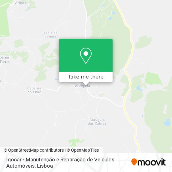 Igocar - Manutenção e Reparação de Veículos Automóveis map