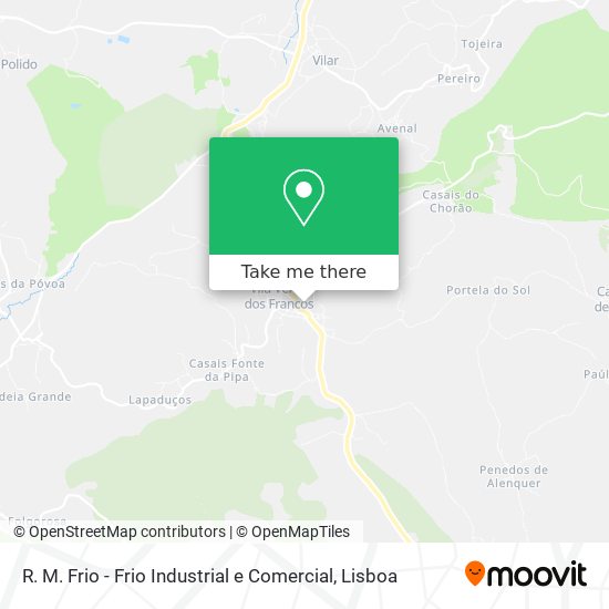 R. M. Frio - Frio Industrial e Comercial map