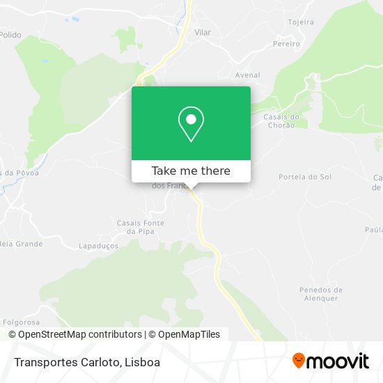 Transportes Carloto mapa