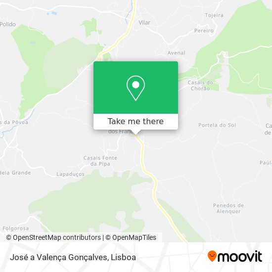 José a Valença Gonçalves map