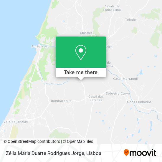 Zélia Maria Duarte Rodrigues Jorge map