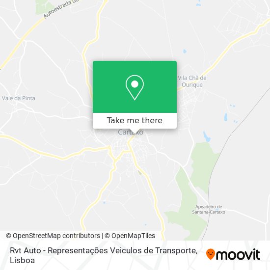 Rvt Auto - Representações Veiculos de Transporte mapa