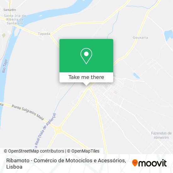 Ribamoto - Comércio de Motociclos e Acessórios map