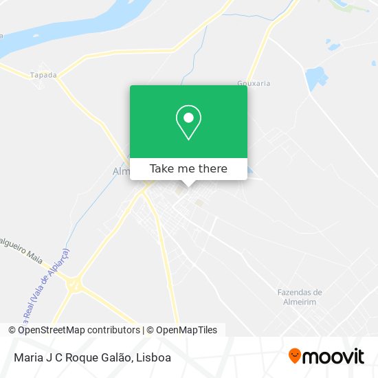 Maria J C Roque Galão mapa