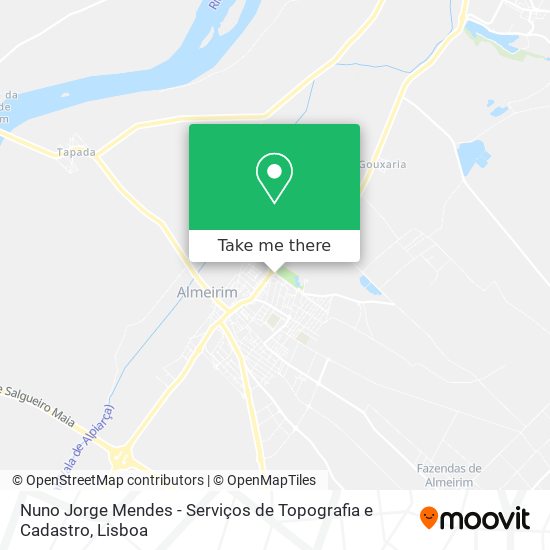 Nuno Jorge Mendes - Serviços de Topografia e Cadastro mapa
