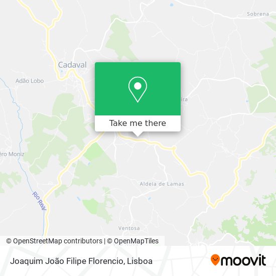 Joaquim João Filipe Florencio map
