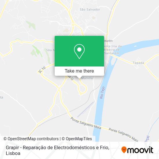 Grapir - Reparação de Electrodomésticos e Frio mapa