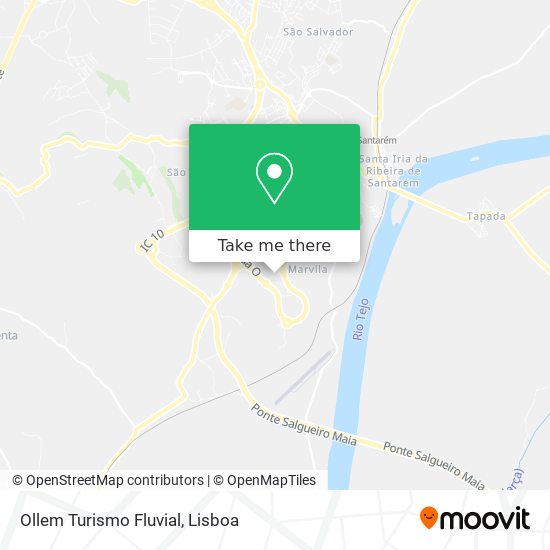 Ollem Turismo Fluvial mapa