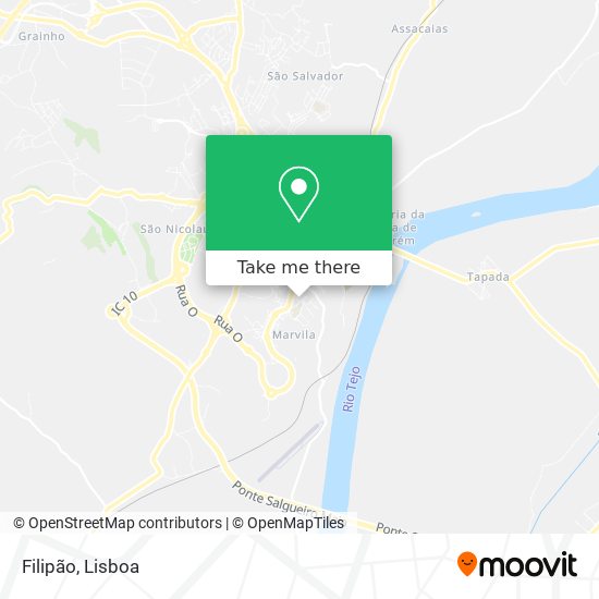 Filipão mapa