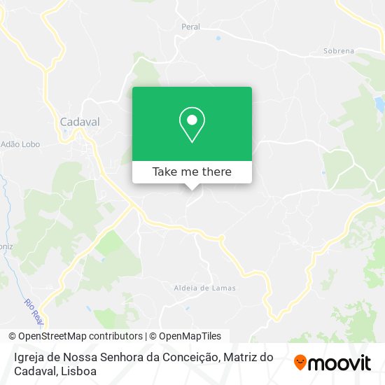 Igreja de Nossa Senhora da Conceição, Matriz do Cadaval map