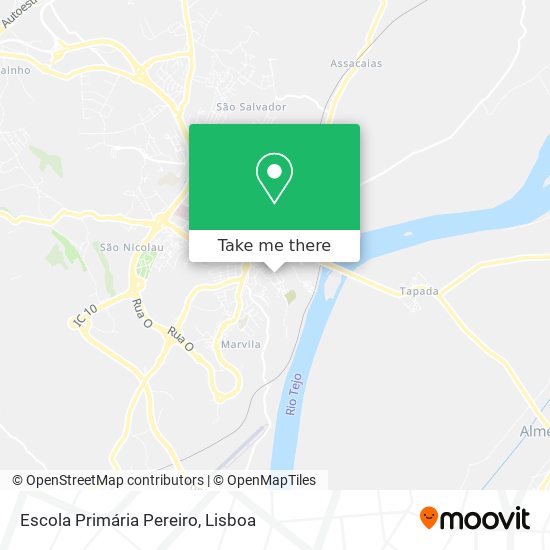 Escola Primária Pereiro map
