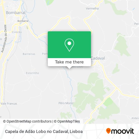 Capela de Adão Lobo no Cadaval map
