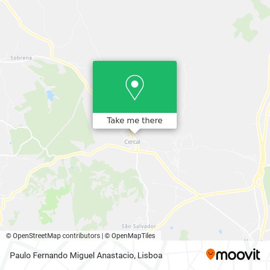 Paulo Fernando Miguel Anastacio map
