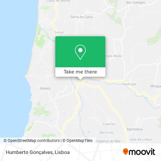 Humberto Gonçalves map