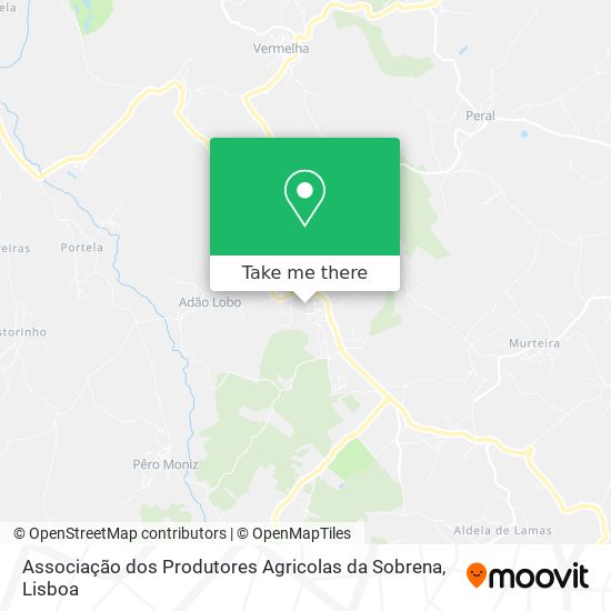 Associação dos Produtores Agricolas da Sobrena map