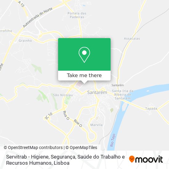 Servitrab - Higiene, Segurança, Saúde do Trabalho e Recursos Humanos mapa