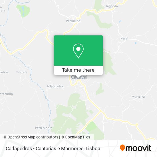 Cadapedras - Cantarias e Mármores map