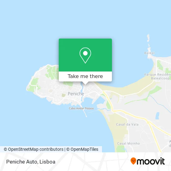 Peniche Auto map