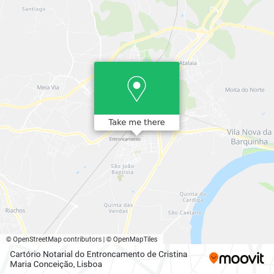 Cartório Notarial do Entroncamento de Cristina Maria Conceição map