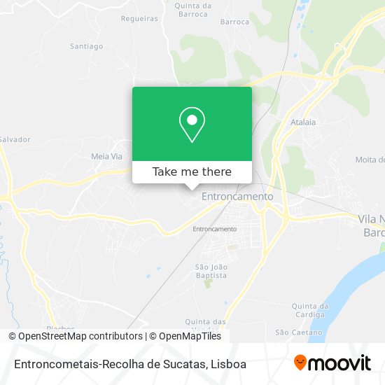 Entroncometais-Recolha de Sucatas mapa
