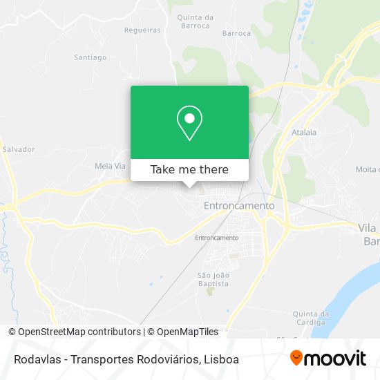 Rodavlas - Transportes Rodoviários mapa