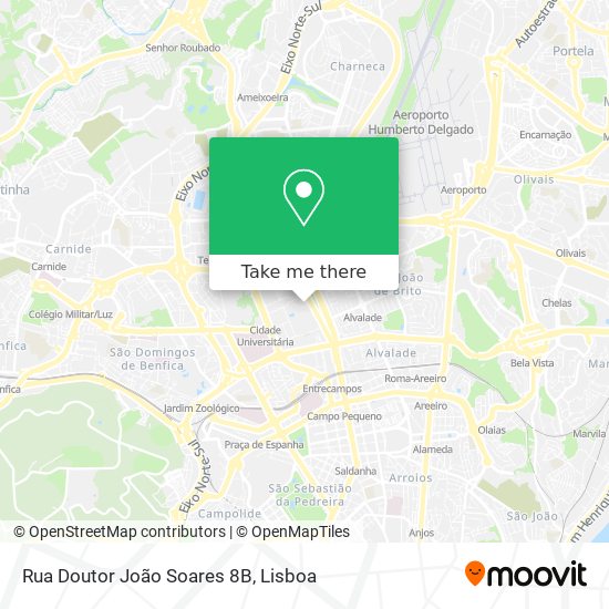 Rua Doutor João Soares 8B map