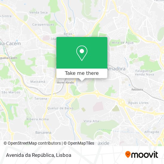 Avenida da República map