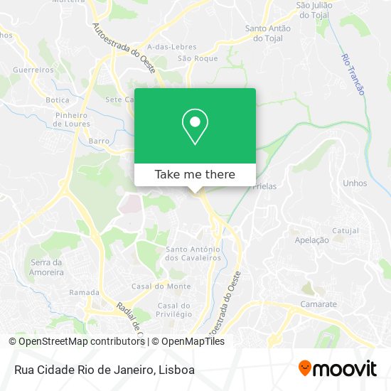 Rua Cidade Rio de Janeiro map