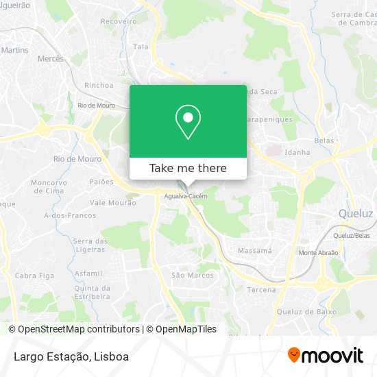 Largo Estação mapa