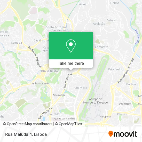Rua Maluda 4 map