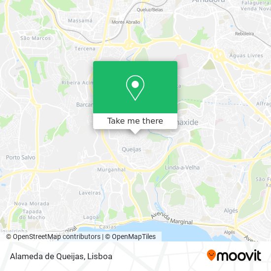 Alameda de Queijas mapa