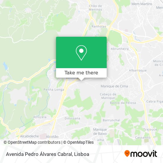 Avenida Pedro Álvares Cabral mapa