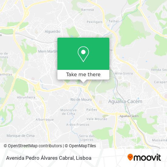 Avenida Pedro Álvares Cabral map