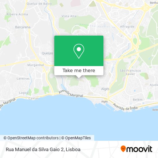 Rua Manuel da Silva Gaio 2 mapa