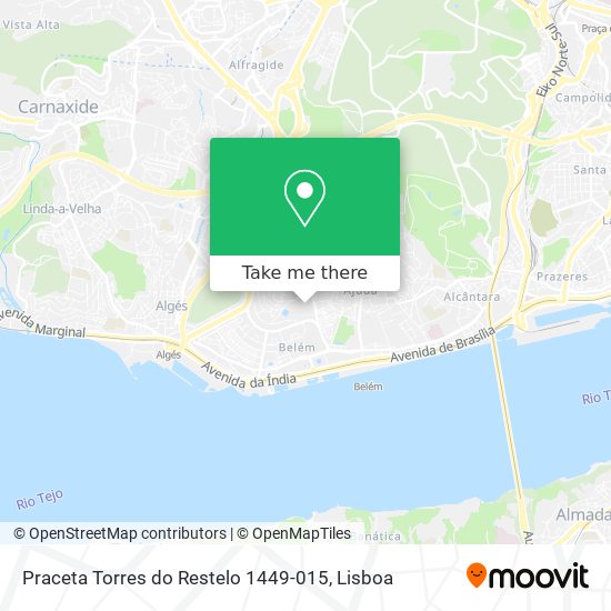 Praceta Torres do Restelo 1449-015 map