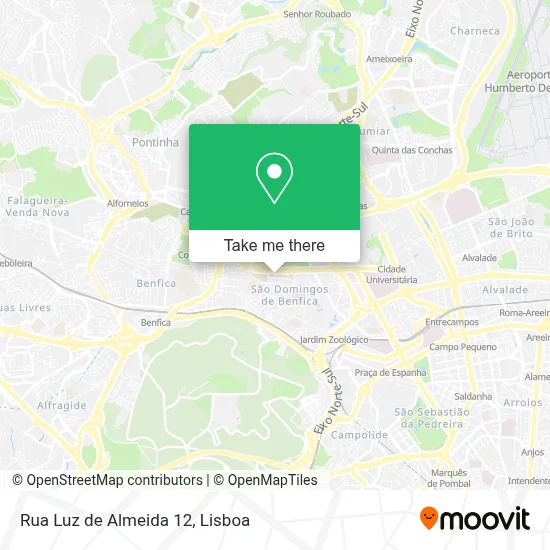 Rua Luz de Almeida 12 map
