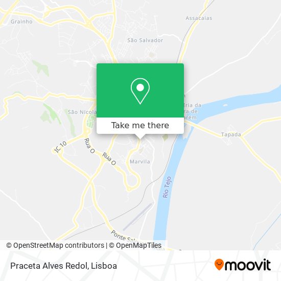 Praceta Alves Redol mapa