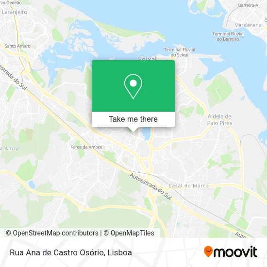 Rua Ana de Castro Osório map
