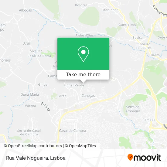 Rua Vale Nogueira map