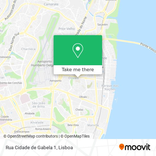 Rua Cidade de Gabela 1 map