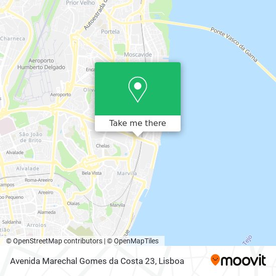 Avenida Marechal Gomes da Costa 23 mapa