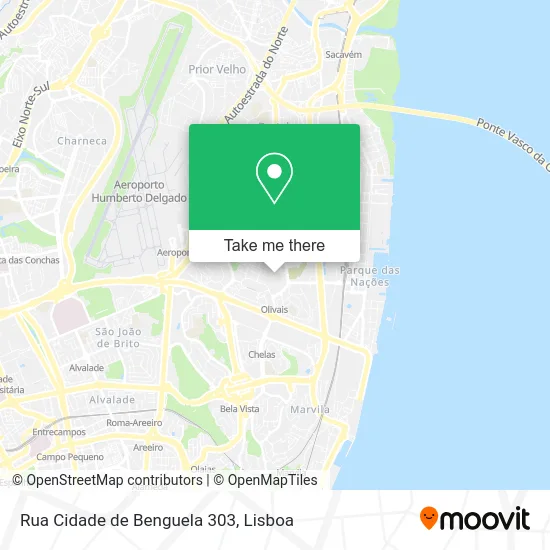 Rua Cidade de Benguela 303 map