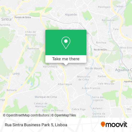 Rua Sintra Business Park 5 map