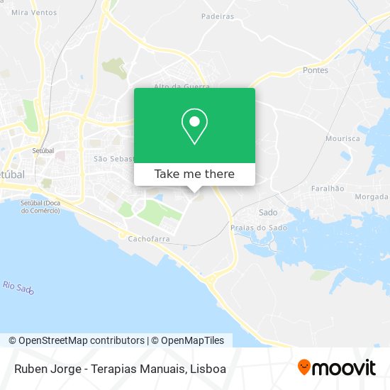 Ruben Jorge - Terapias Manuais mapa
