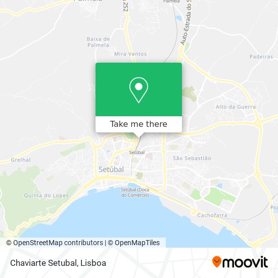 Chaviarte Setubal map