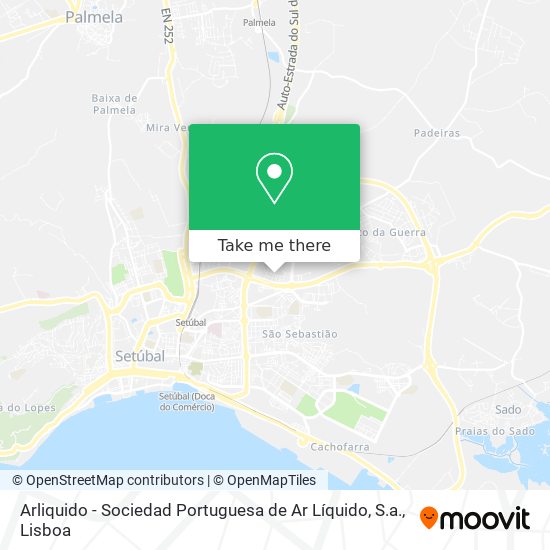 Arliquido - Sociedad Portuguesa de Ar Líquido, S.a. mapa