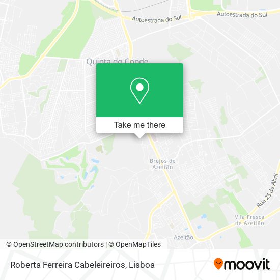 Roberta Ferreira Cabeleireiros mapa