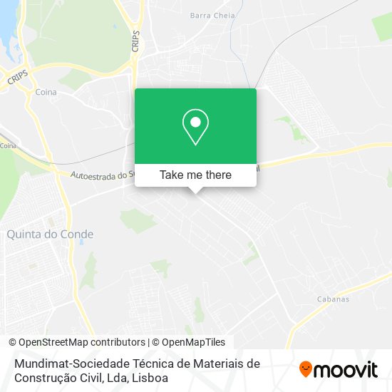 Mundimat-Sociedade Técnica de Materiais de Construção Civil, Lda map