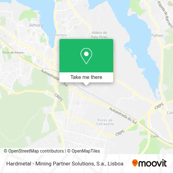 Hardmetal - Mining Partner Solutions, S.a. map