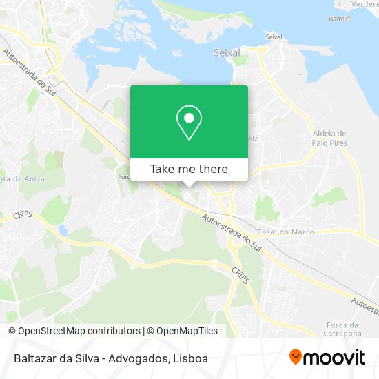 Baltazar da Silva - Advogados map